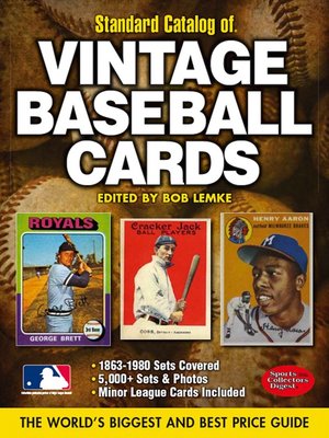 cover image of Standard Catalog of Vintage Baseball Cards
